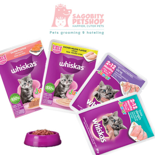 Pate cho Kitten-WHISKAS-80g - túi