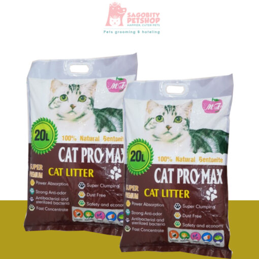 Cát đất sét VS cho mèo-CAT PRO MAX - Gói