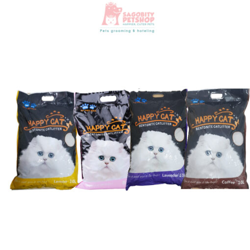 Cát đất sét dành cho mèo Cat Happy 10L