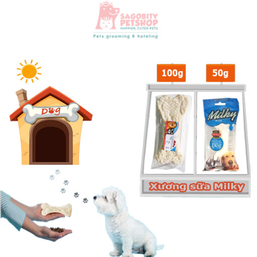 Xương sữa cho chó Milky-100g