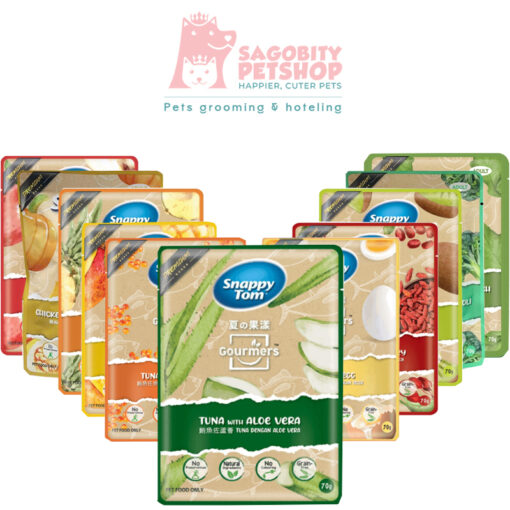 Pate cho mèo- Snappy Tom-70gr
