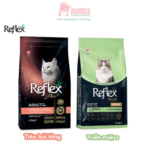 TA hạt hỗn hợp hỗ trợ cho mèo  Reflex -1,5kg - Túi