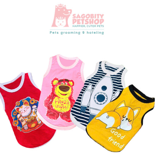 Áo thun 3 lỗ cho Pets-nhiều size