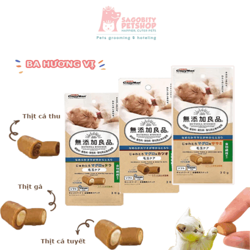 Viên tiêu búi lông- Catty Man- 30g