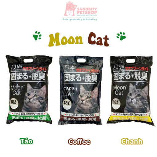 Cát đất sét-MoonCat 18L và 9L