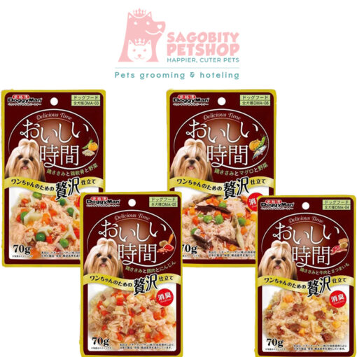 Thịt gà đóng gói cho chó-DoggyMan70gr