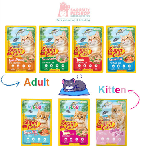 Pate SUPER CAT cho mèo - Túi