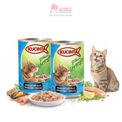 Pate Mèo Mọi Lứa Tuổi Kucinta Lon 400g