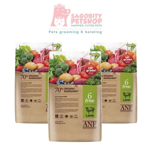 Thức ăn hạt hữu cơ cho chó ANF-6Free - 6kg