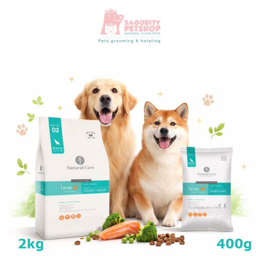 Natural Core-TA hạt cho chó mọi lứa tuổi vị gà & cá hồi