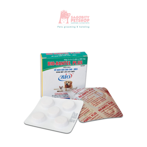 BIO-RANTEL PLUS-Xổ giun cho chó mèo