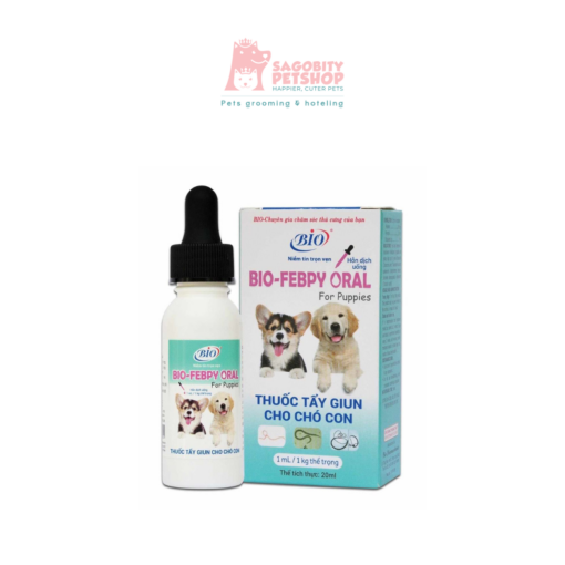 Bio Febpy Oral- Tẩy giun cho Pupies-20ml