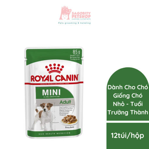 Thức ăn ướt chó adult >10 tháng size Mini-ROYALCANIN-85gr