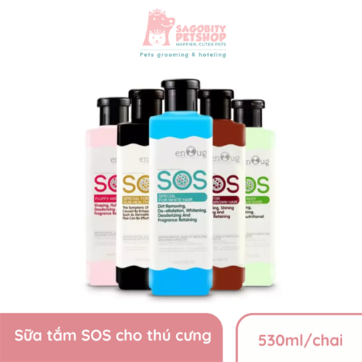 Sữa tắm SOS dành cho Chó 530ml - nhiều hương