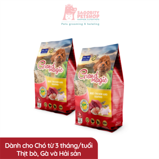 Thức ăn hạt cho chó GrandMagic-1kg