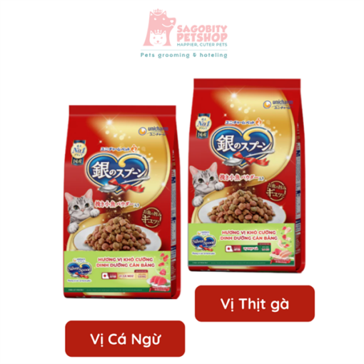 Thức Ăn Hạt cho mèo Sliver Spoon -1kg - túi