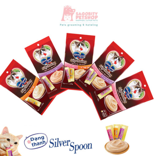 Súp thưởng cho mèo - Sliver Spoon - Dạng thanh (6gx8 )