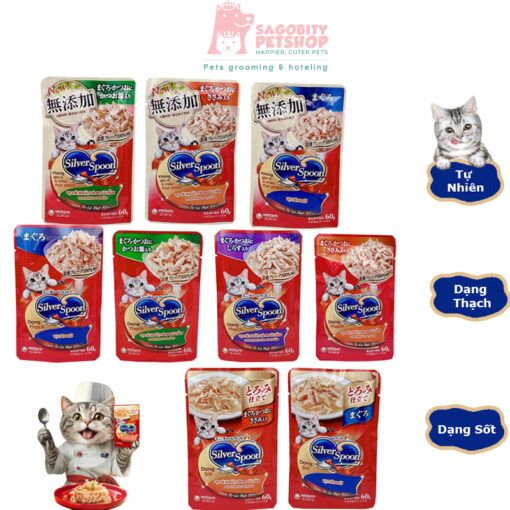 Pate cho mèo-Sliver Spoon-60gr