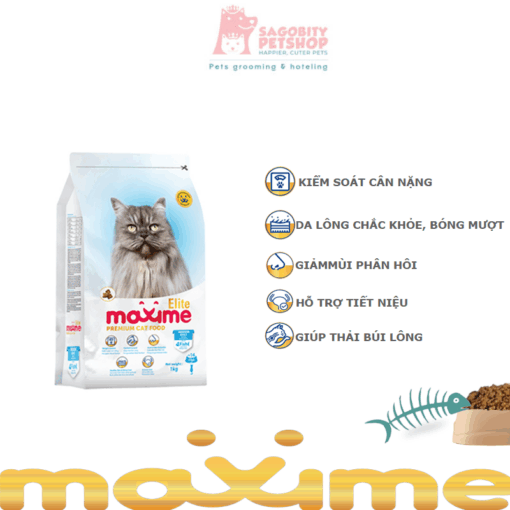 Hạt cho mèo - MAXIME Elite-1kg - Adult