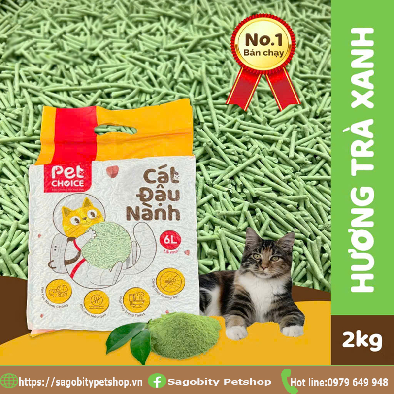 cat dau nanh huong tra xanh pet choice
