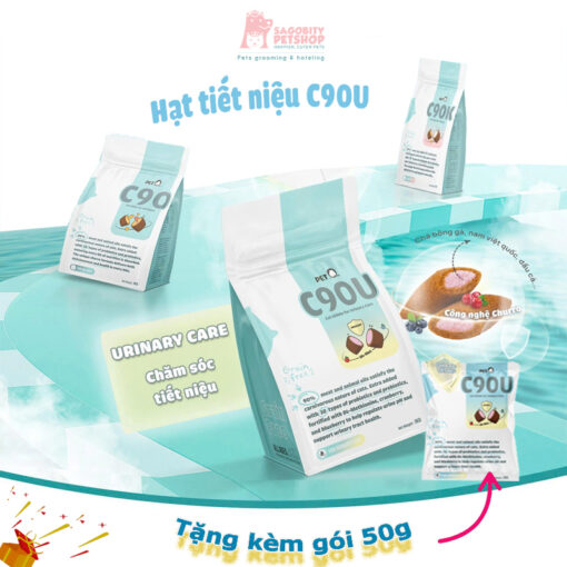 Thức ăn hạt cho mèo - Pet Q - Hạt tiết niệu Churru C90