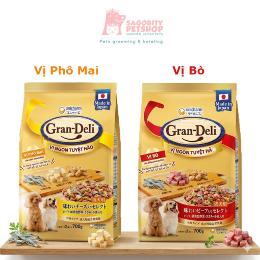 Hạt Cho Chó Trưởng Thành Gran Deli - 700g