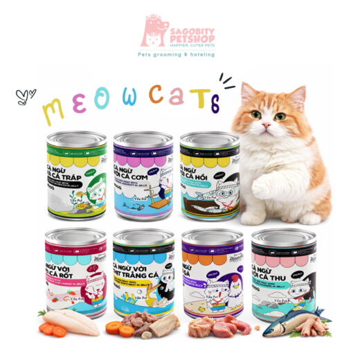 Pate mèo Meowcat lon - 400g