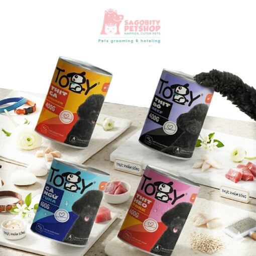 Pate ToBy cho chó mọi lứa luổi - lon 400gr