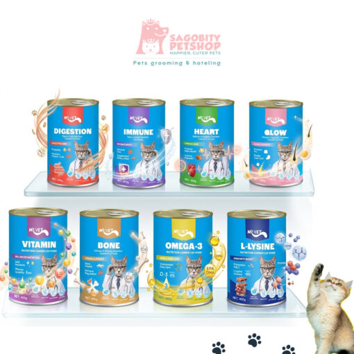 Pate cho mèo Mr.Vet Lon - 400g