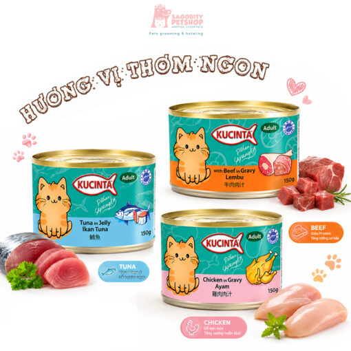 Pate cho mèo Adult- Kucinta 150g