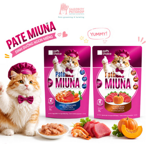 Pate Mèo Miuna dạng thạch gói - 70g